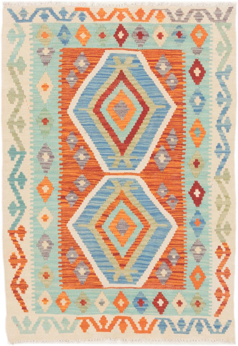 Tapete afegão Kilim Afegão 128x89 128x89, Tapete persa Tecido à mão