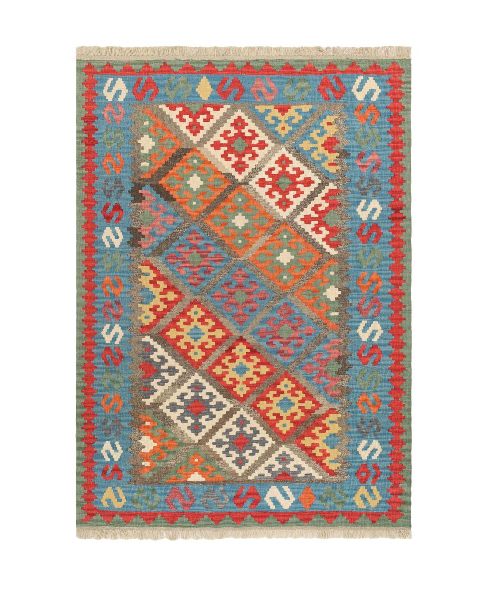 Perserteppich Kelim Fars 6'11"x4'11" 6'11"x4'11", Perserteppich Handgewebt