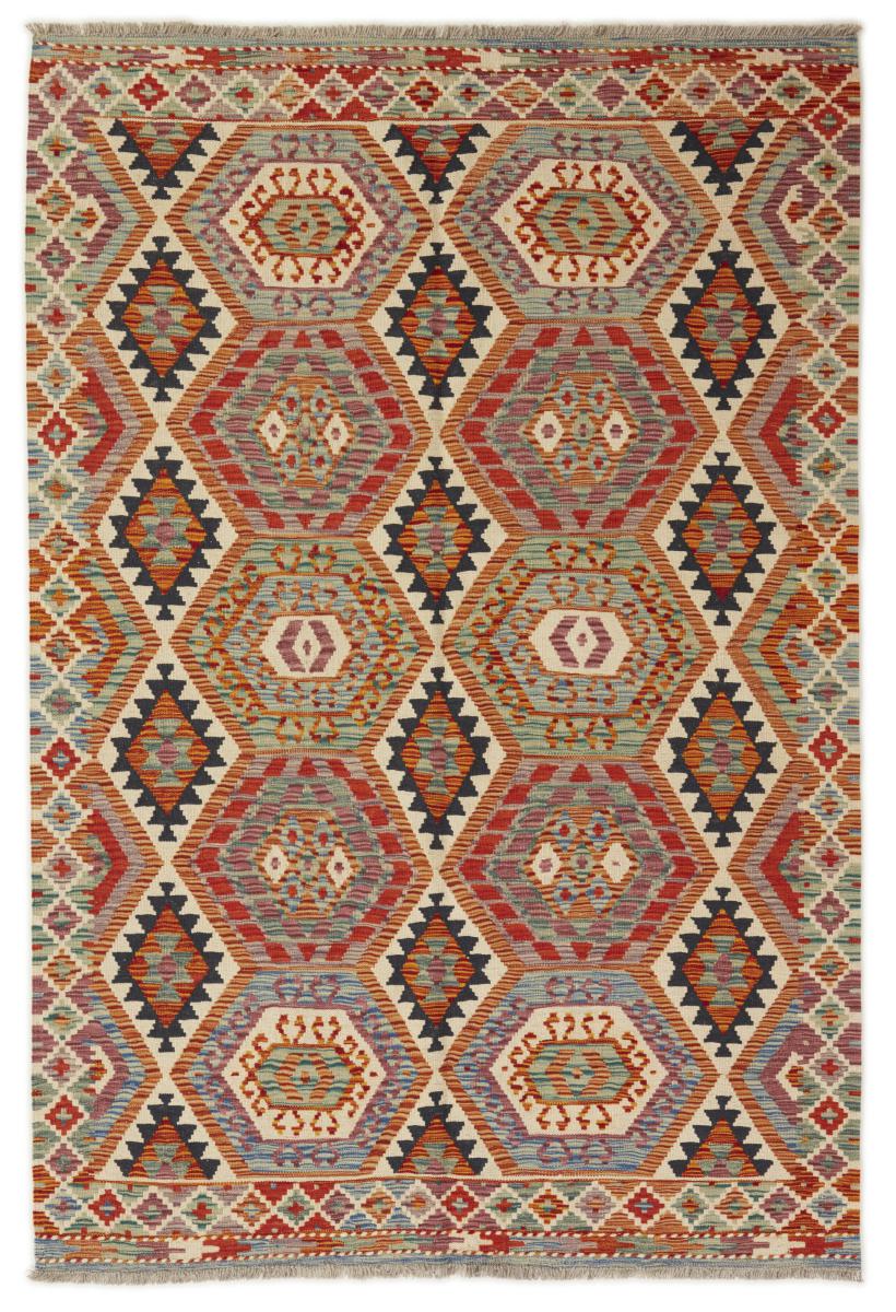 Afghan rug Kilim Afghan 196x134 196x134, Persian Rug Woven by hand