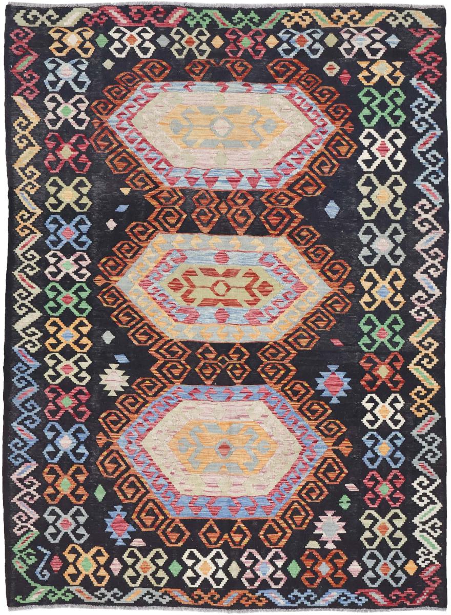 Tapis afghan Kilim Afghan 243x176 243x176, Tapis persan Tissé à la main