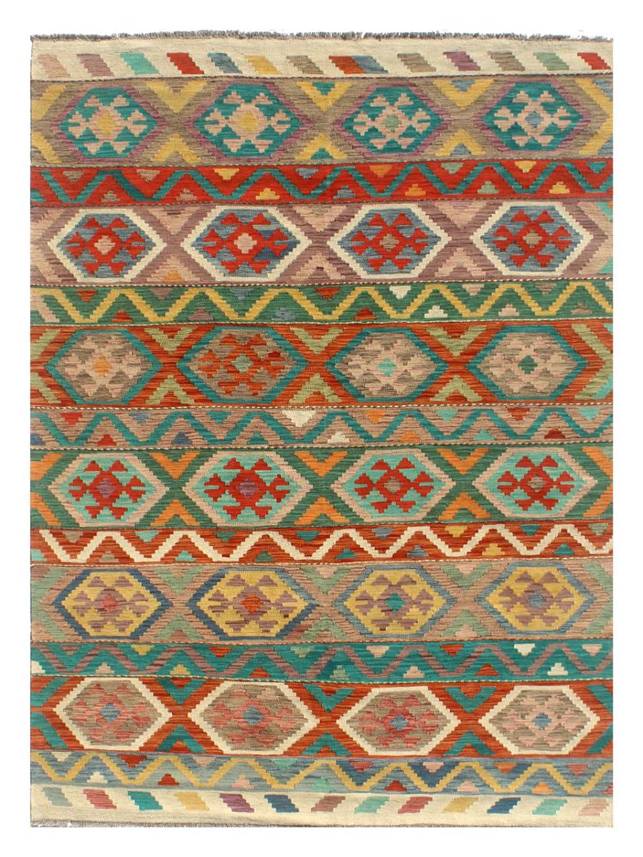 Afghan rug Kilim Afghan 8'3"x5'7" 8'3"x5'7", Persian Rug Woven by hand