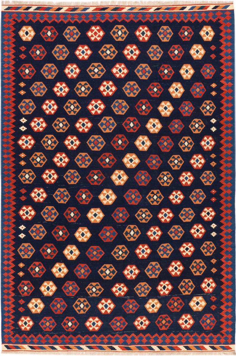 Tapis persan Kilim Fars Shiraz 293x201 293x201, Tapis persan Tissé à la main