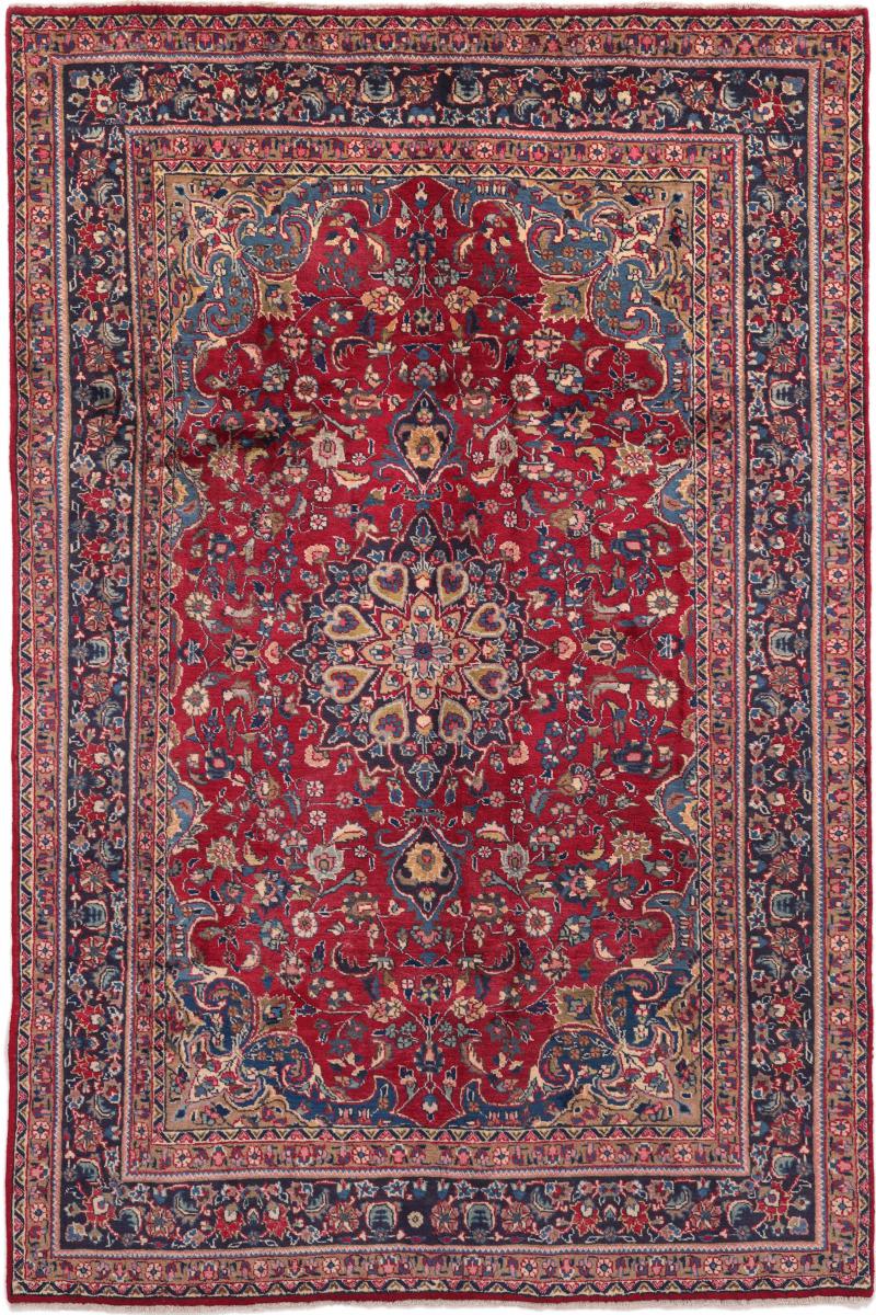 Persisk tæppe Mashhad 292x198 292x198, Persisk tæppe Knyttet i hånden