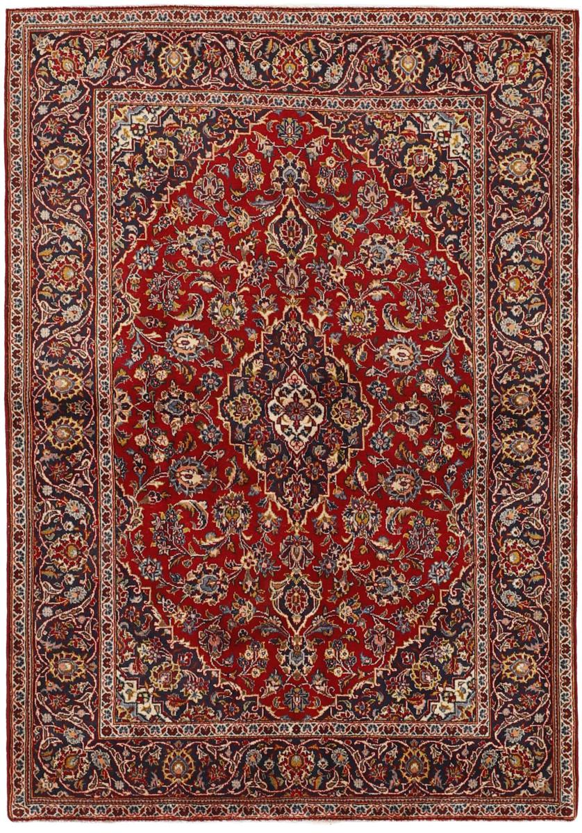 Tapis persan Keshan 196x140 196x140, Tapis persan Noué à la main