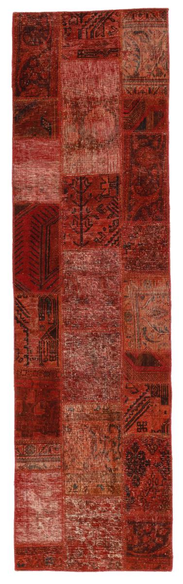 Persisk tæppe Patchwork 261x72 261x72, Persisk tæppe Knyttet i hånden