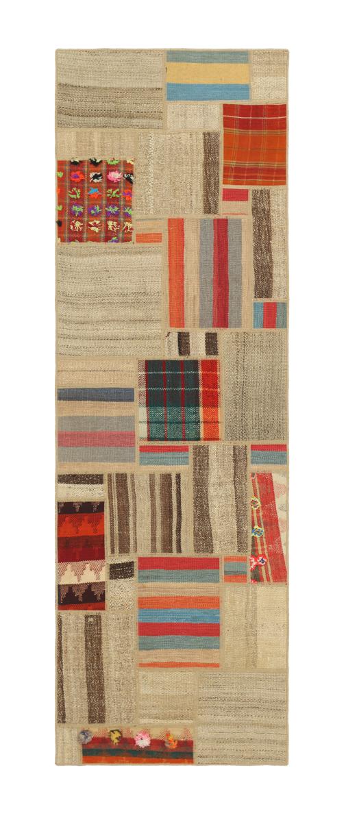 Persisk matta Kilim Patchwork 251x81 251x81, Persisk matta handvävd 