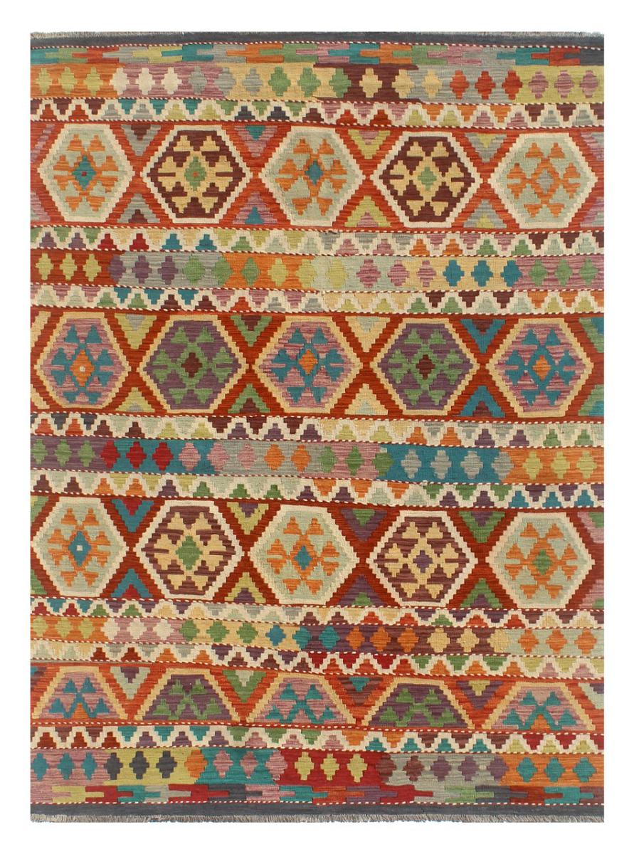 Afghan rug Kilim Afghan 8'3"x5'9" 8'3"x5'9", Persian Rug Woven by hand
