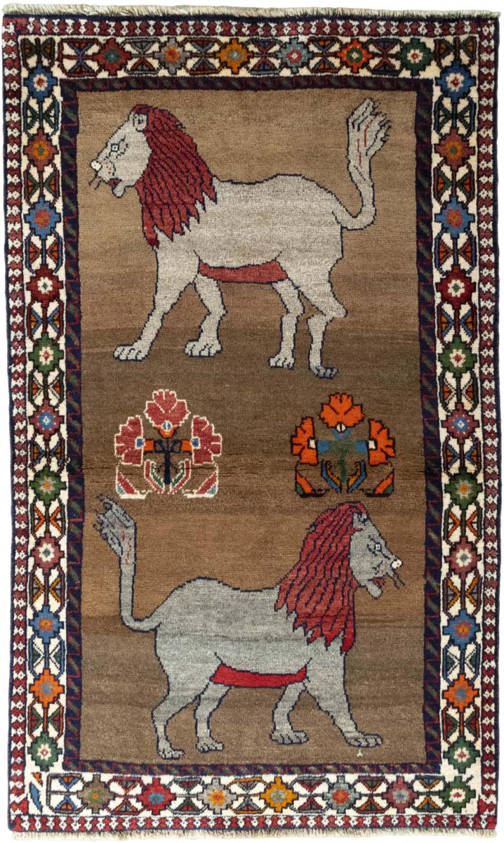 Persian Rug Persian Gabbeh Ghashghai 179x110 179x110, Persian Rug Knotted by hand