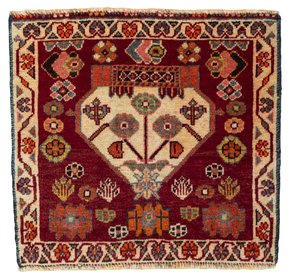 Persian Rug Shiraz 52x56 52x56, Persian Rug Knotted by hand