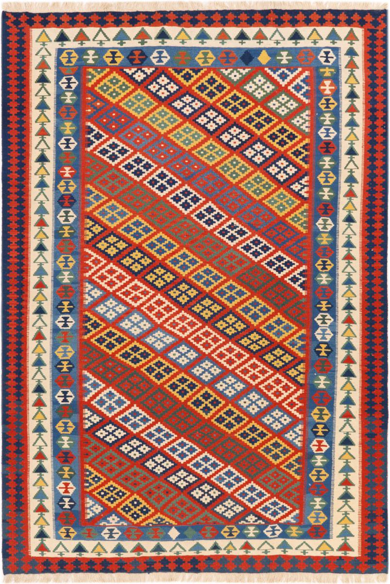 Persisk matta Kilim Fars Shiraz 294x204 294x204, Persisk matta handvävd 