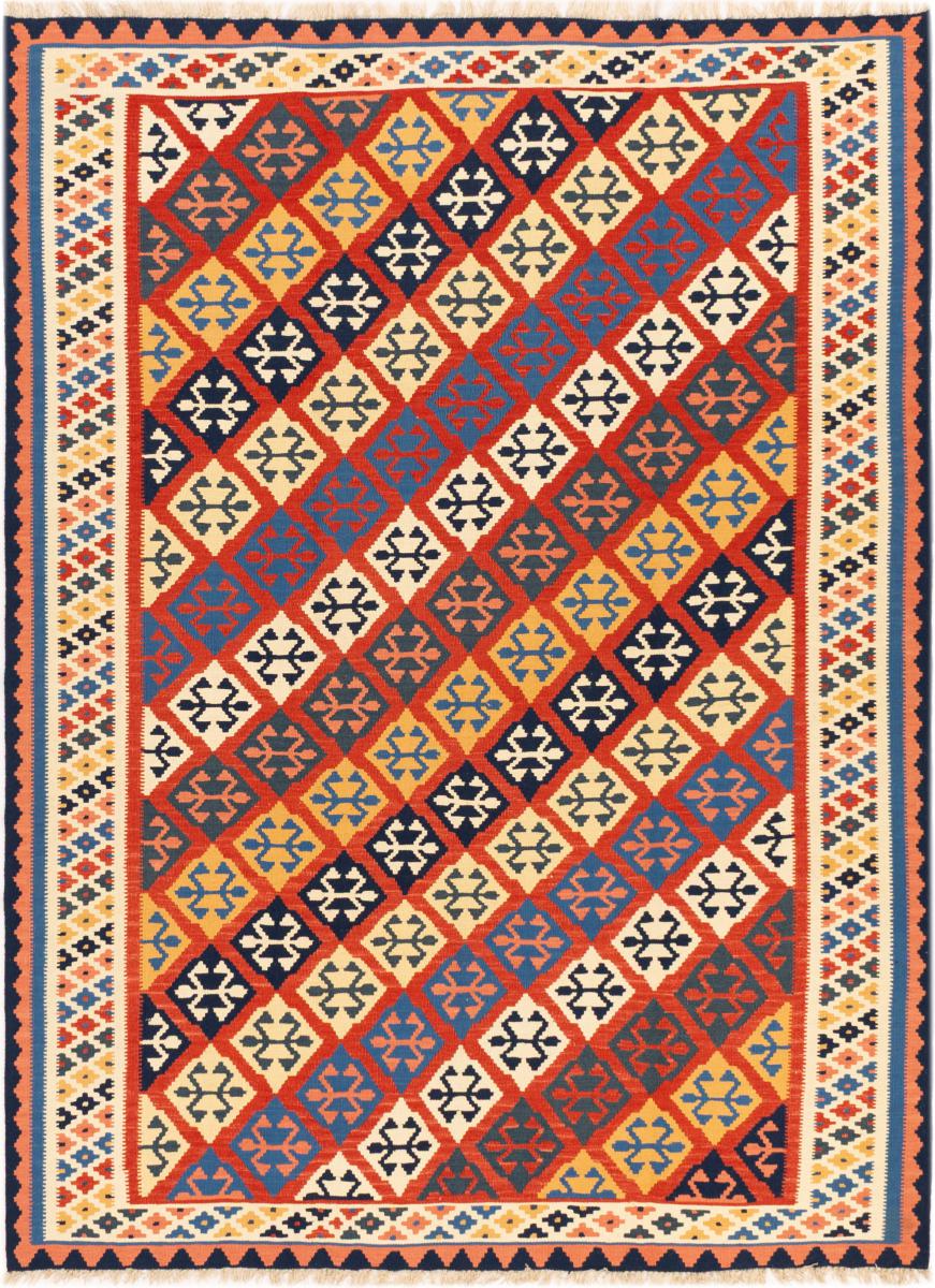 Perzisch tapijt Kilim Fars Ghashghai 281x207 281x207, Perzisch tapijt Handgeweven