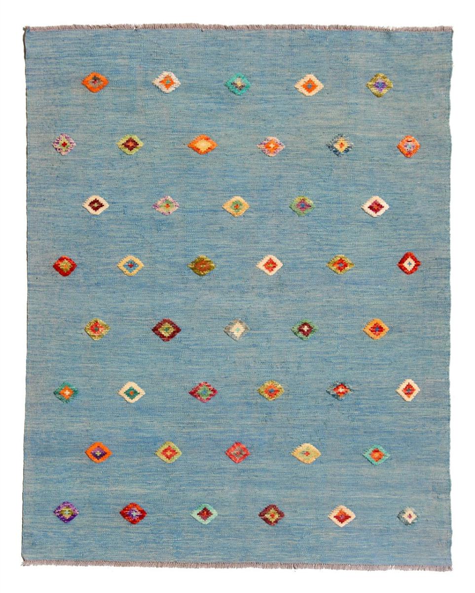 Alfombra afgana Kilim Afghan Nimbaft Edition 191x150 191x150, Alfombra persa Tejido a mano