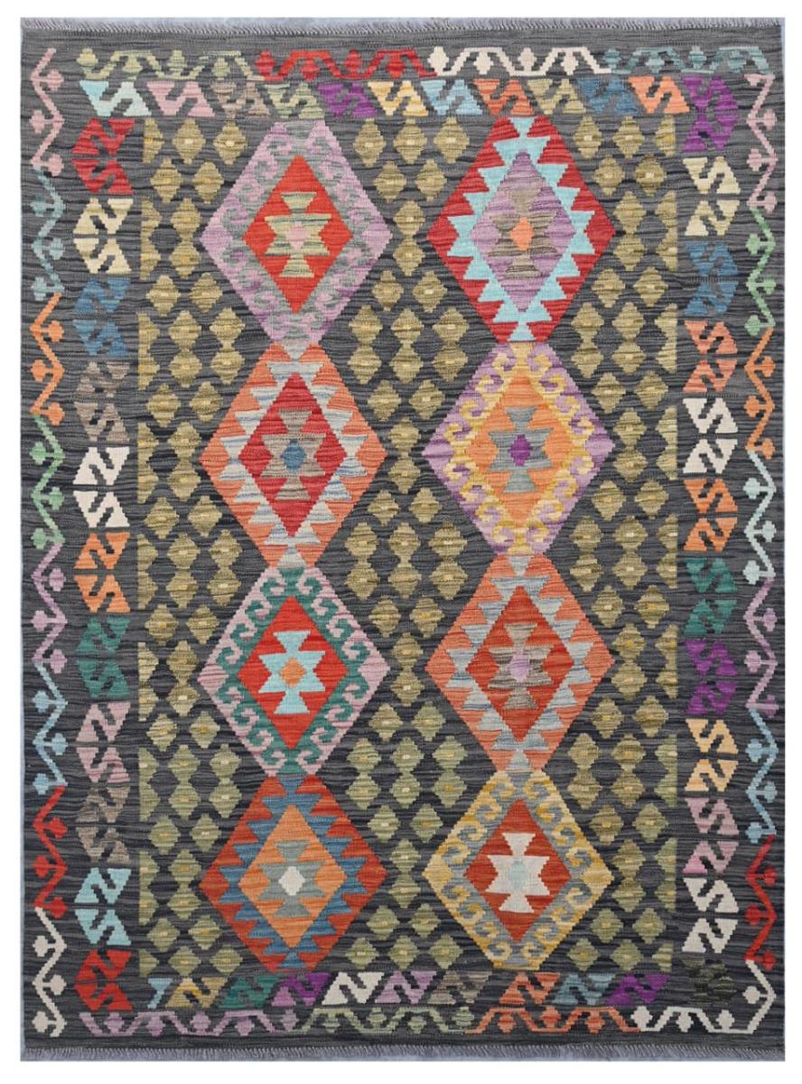 Tappeto Afgano Kilim Afghan 206x152 206x152, Tappeto persiano Tessuto a mano