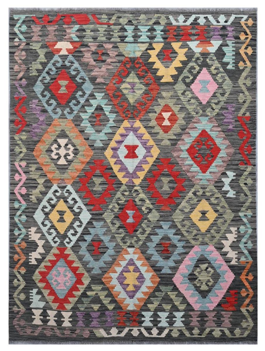 Afghan rug Kilim Afghan 199x155 199x155, Persian Rug Woven by hand