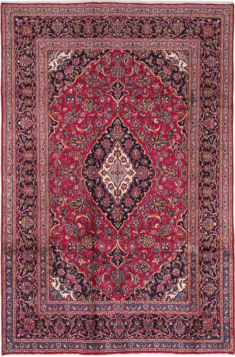 Persisk tæppe Mashhad 295x198 295x198, Persisk tæppe Knyttet i hånden