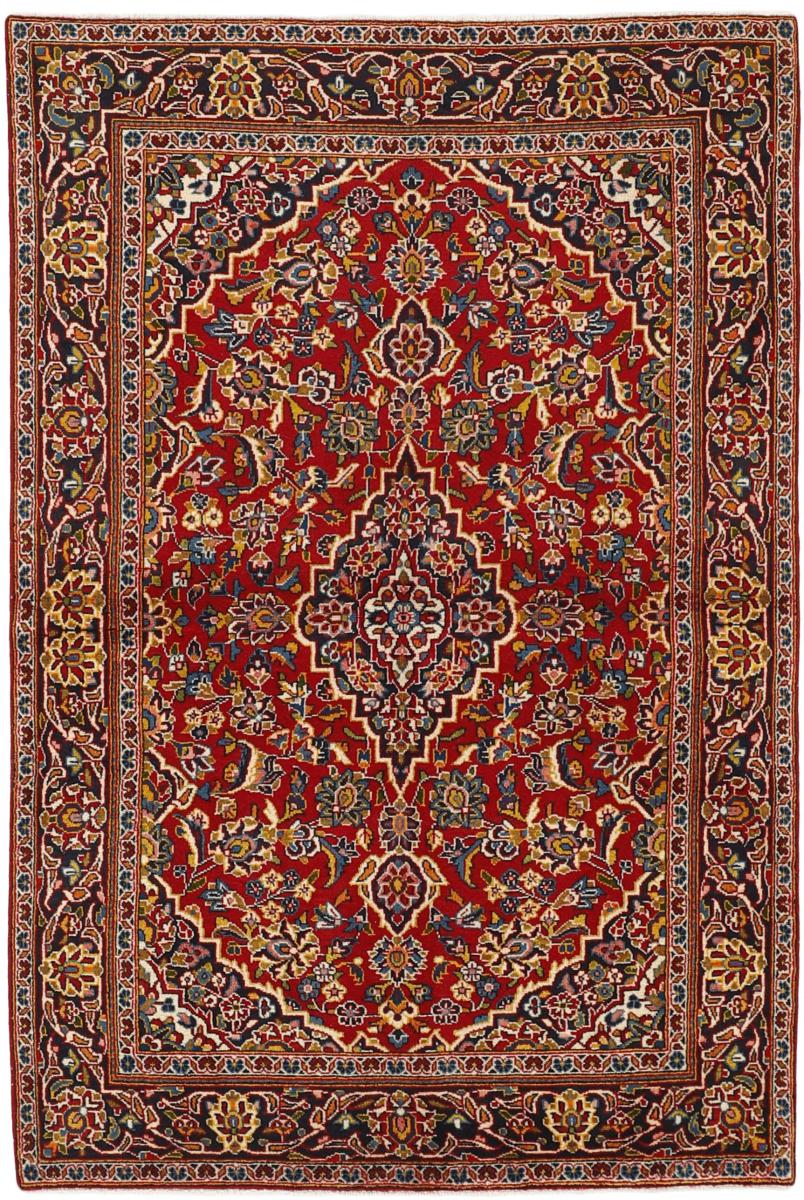 Tapis persan Keshan 203x132 203x132, Tapis persan Noué à la main