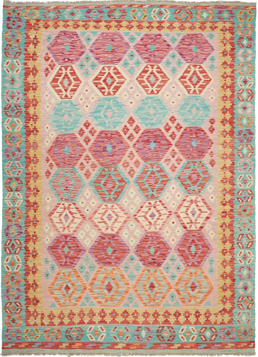 Tapete afegão Kilim Afegão 248x181 248x181, Tapete persa Tecido à mão