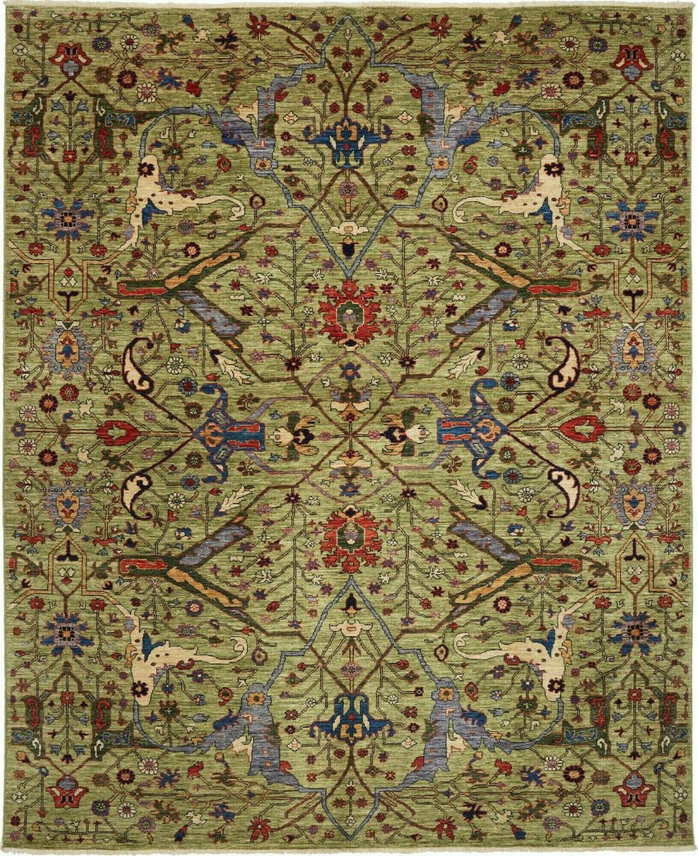 Pakistani rug Arijana 10'2"x8'5" 10'2"x8'5", Persian Rug Knotted by hand