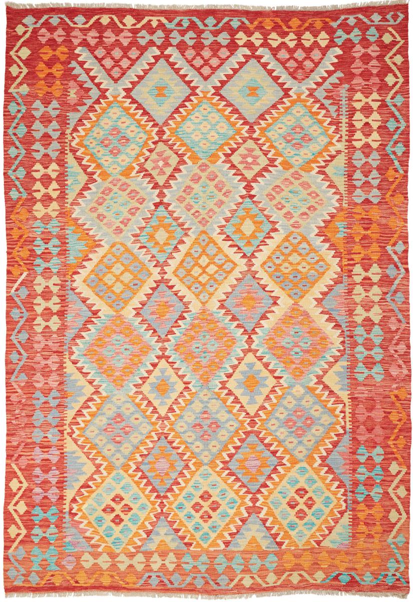 Afghan rug Kilim Afghan 256x178 256x178, Persian Rug Woven by hand