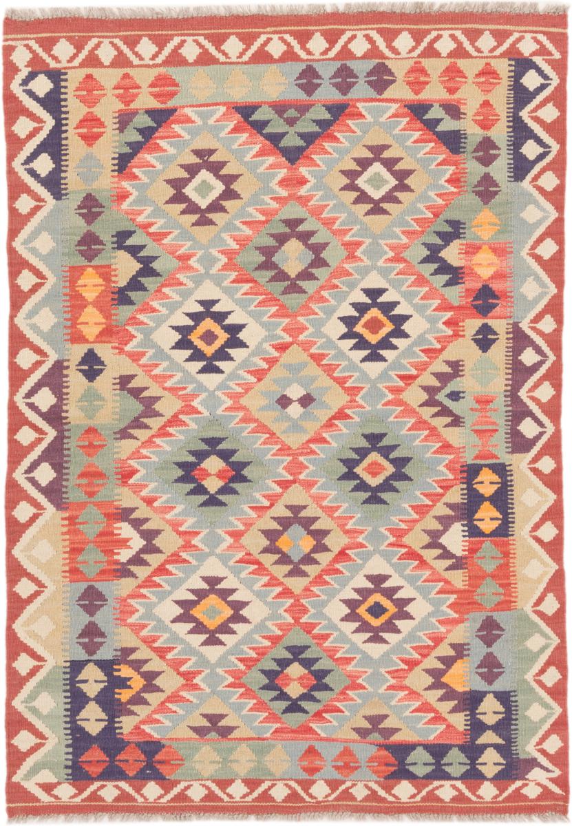 Tapete afegão Kilim Afegão 144x102 144x102, Tapete persa Tecido à mão