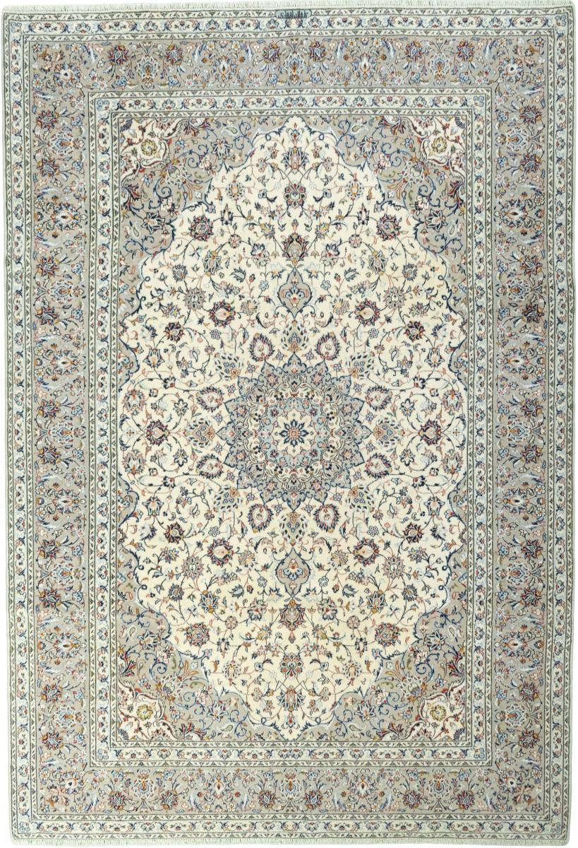 Tapis persan Kashan 357x248 357x248, Tapis persan Noué à la main