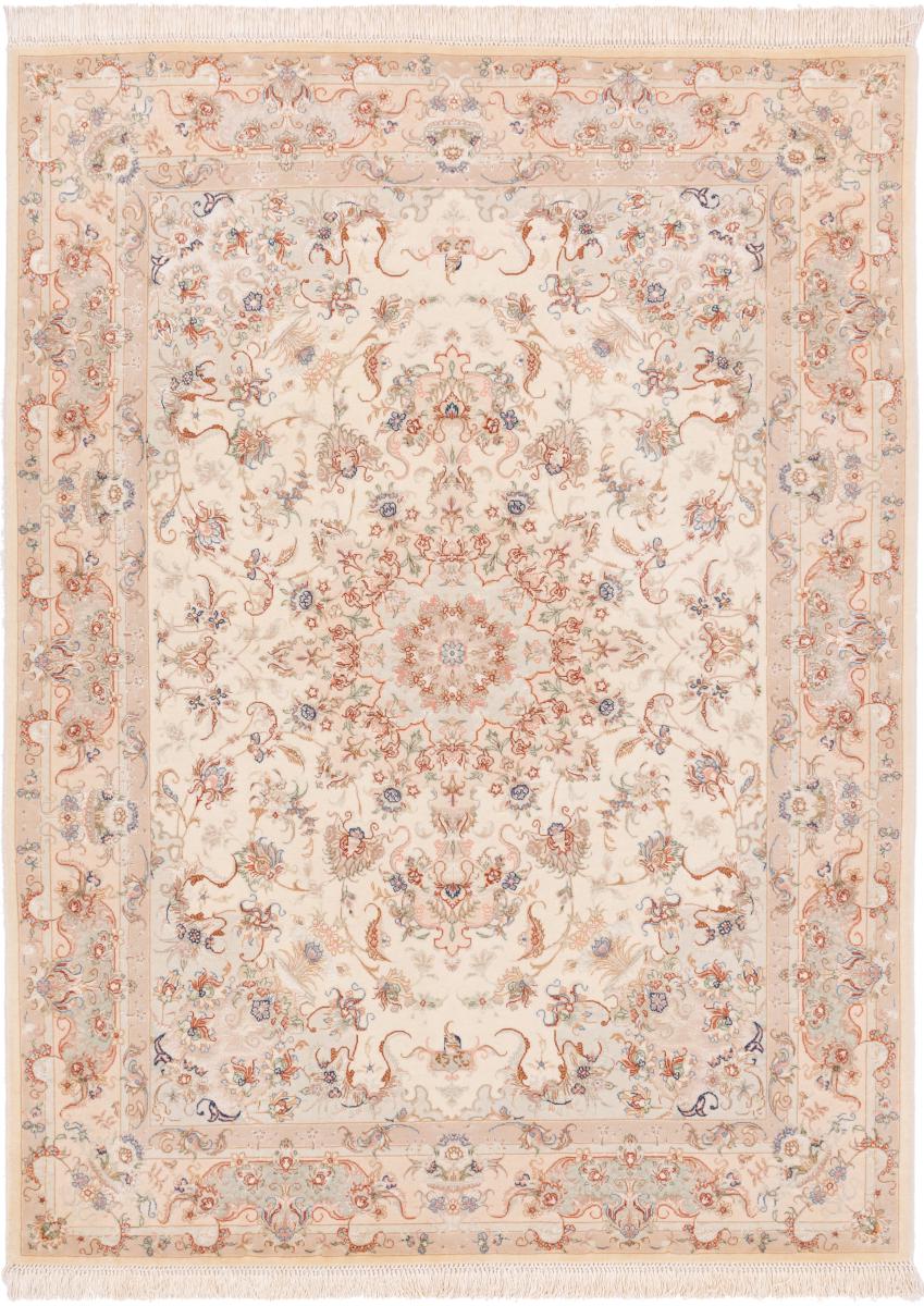 Covor persan Tabriz 60Raj Urzeală de Mătase 198x148 198x148, Covor persan Lucrate de mână
