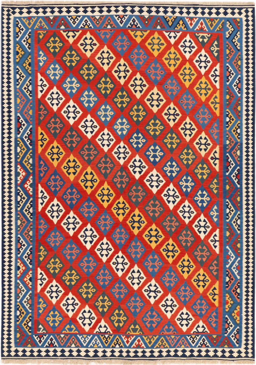 Tapis persan Kilim Fars Ghashghai 301x214 301x214, Tapis persan Tissé à la main