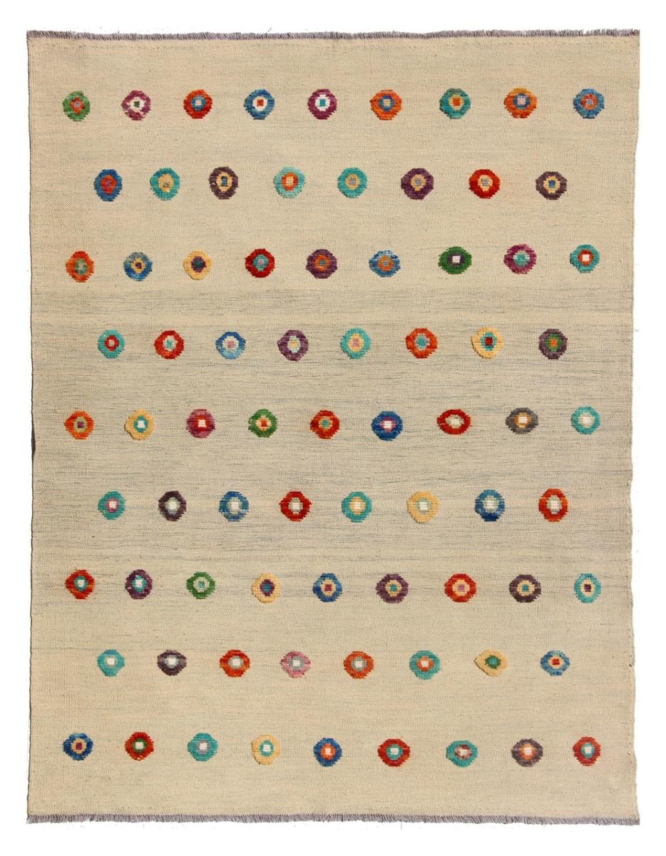 Alfombra afgana Kilim Afghan Nimbaft Edition 192x144 192x144, Alfombra persa Tejido a mano