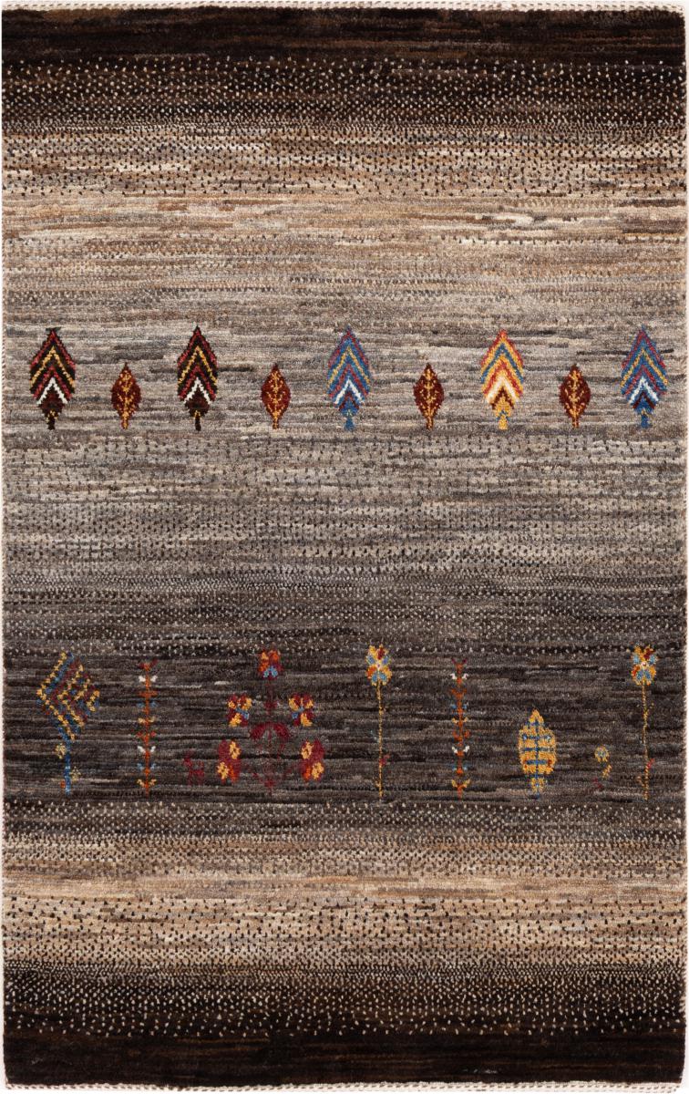 Persisk tæppe Persisk Gabbeh Loribaft Tabiibaft 125x81 125x81, Persisk tæppe Knyttet i hånden