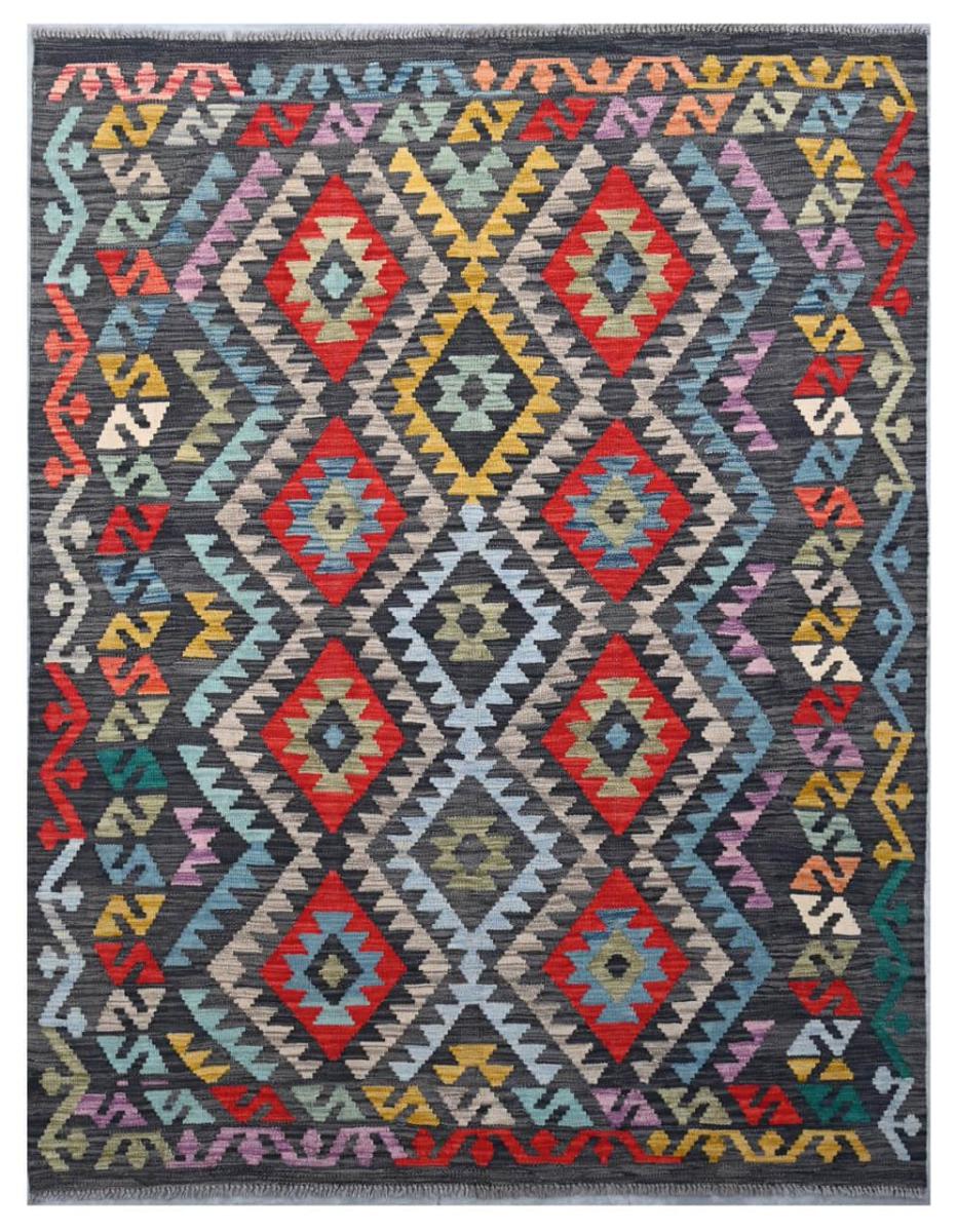 Afghan rug Kilim Afghan 6'5"x5'3" 6'5"x5'3", Persian Rug Woven by hand
