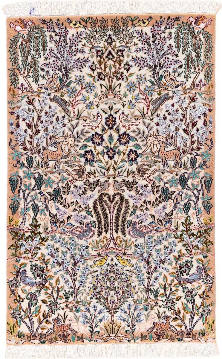 Persian Rug Nain 9La 5'2"x3'4" 5'2"x3'4", Persian Rug Knotted by hand