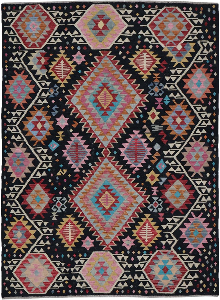 Afghaans tapijt Kilim Afghan 241x176 241x176, Perzisch tapijt Handgeweven