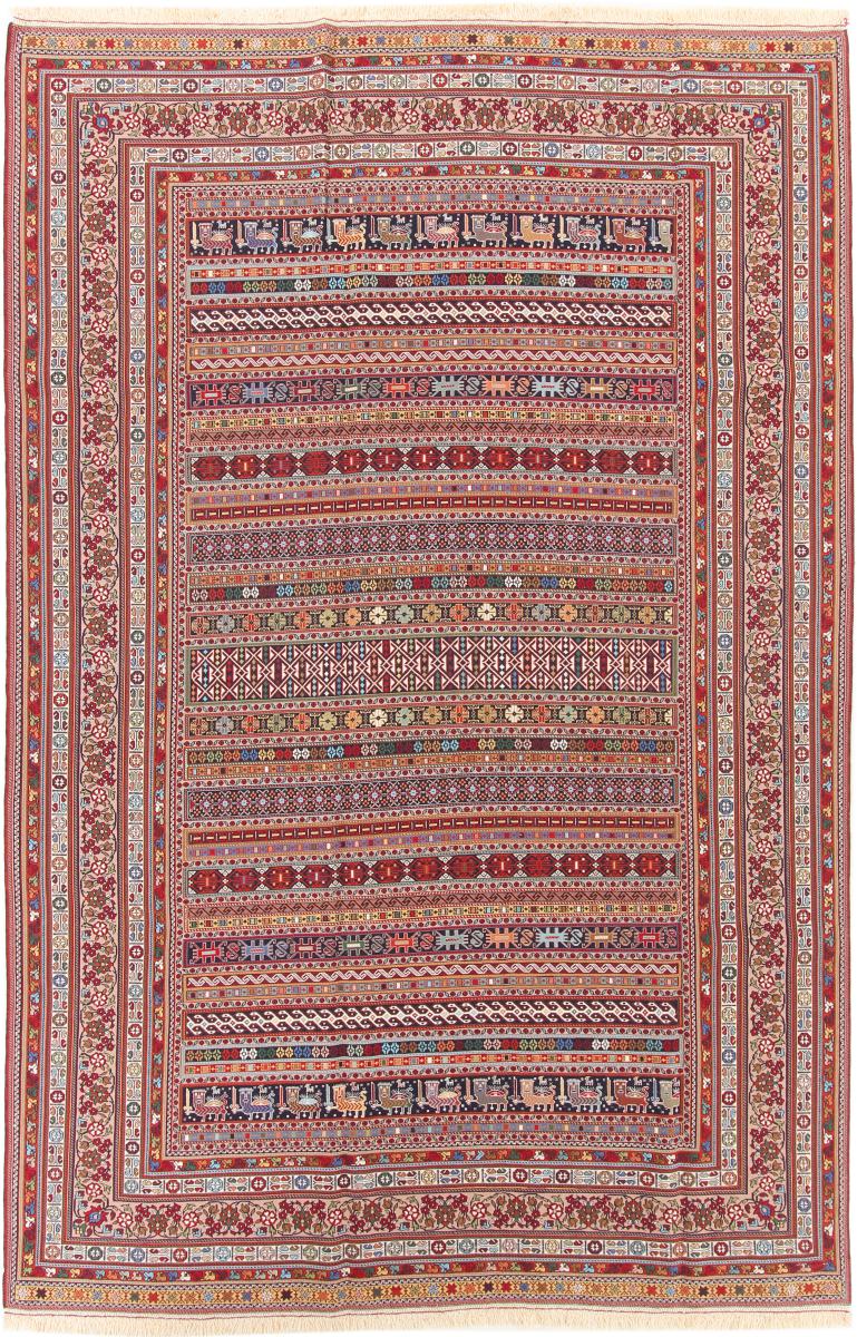 Tapete persa Kilim Soozani 297x195 297x195, Tapete persa Tecido à mão