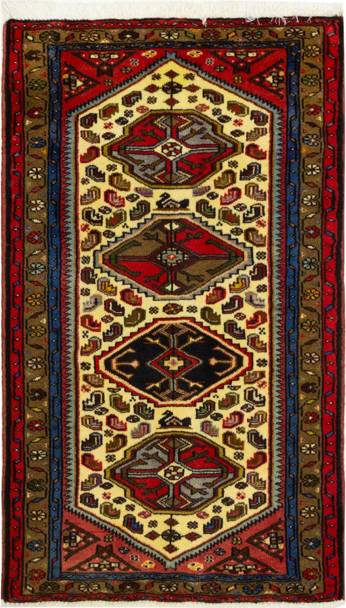 Persisk tæppe Hamadan 106x65 106x65, Persisk tæppe Knyttet i hånden