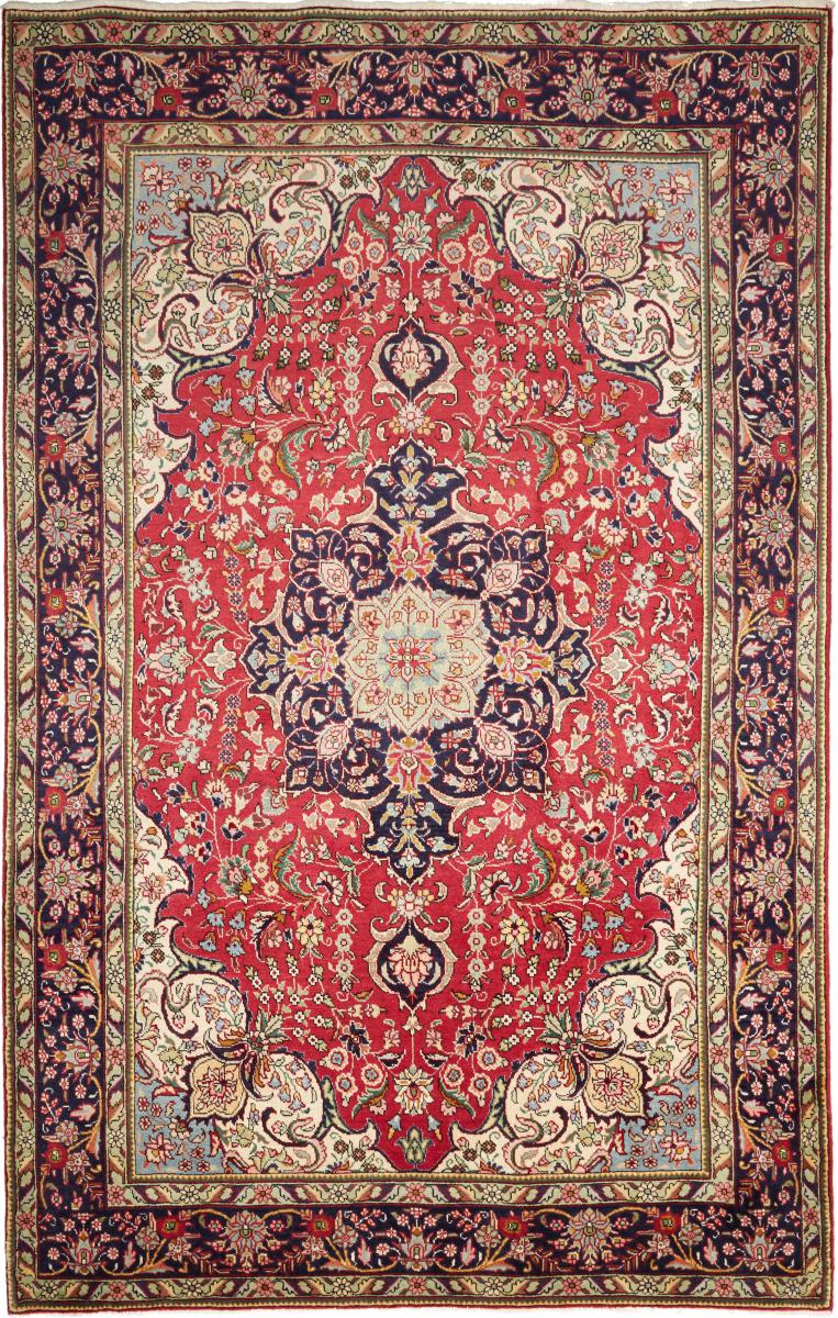 Tapete persa Tabriz 10'2"x6'6" 10'2"x6'6", Tapete persa Atado à mão