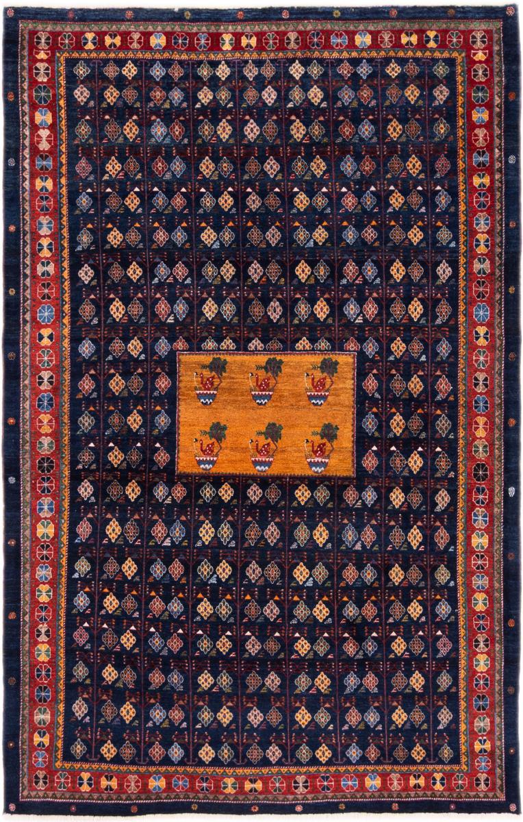 Tapis persan Persan Gabbeh Loribaft 283x179 283x179, Tapis persan Noué à la main
