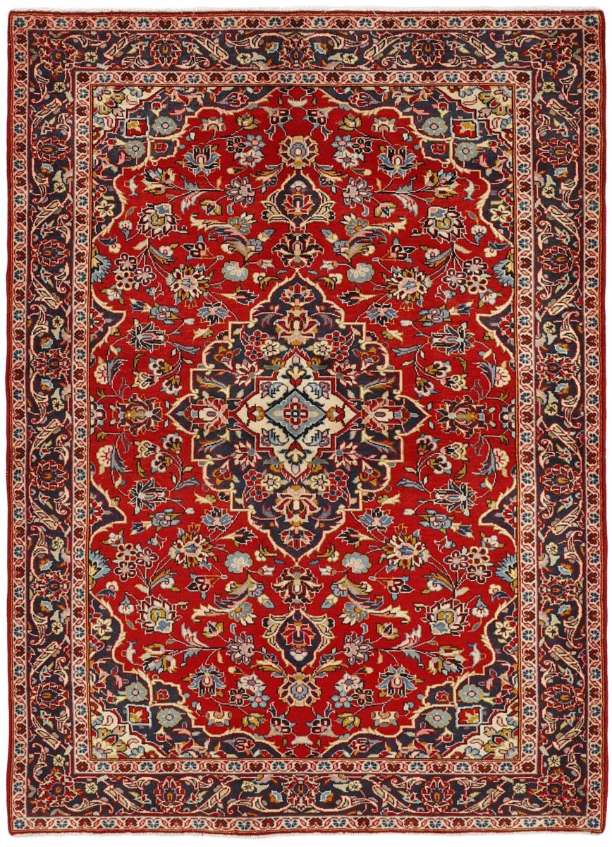 Tapis persan Keshan 198x141 198x141, Tapis persan Noué à la main