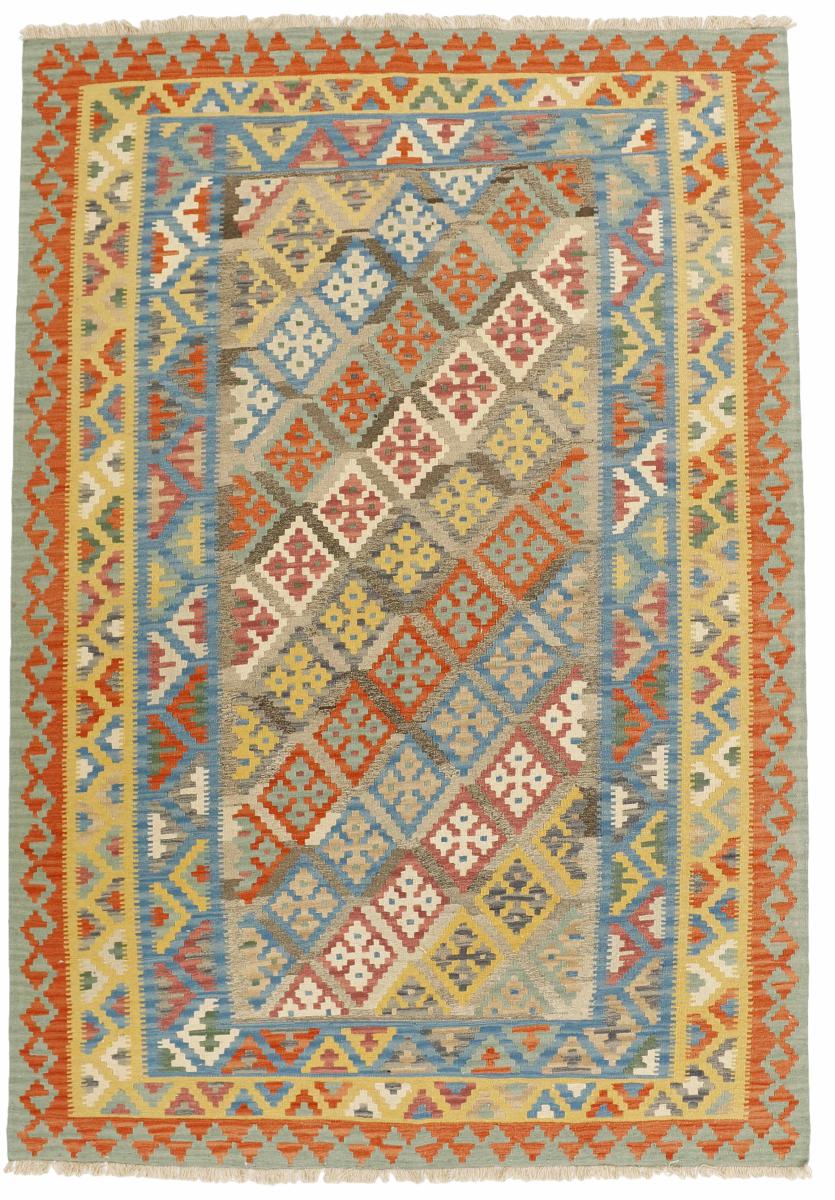 Tapete persa Kilim Fars 295x205 295x205, Tapete persa Tecido à mão