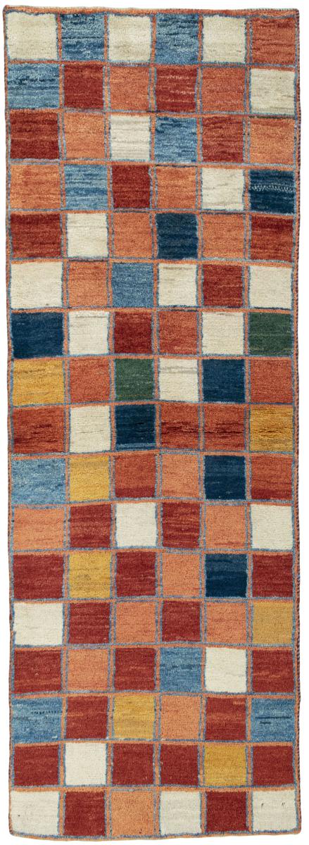 Pakistani rug Persian Gabbeh 254x89 254x89, Persian Rug Knotted by hand