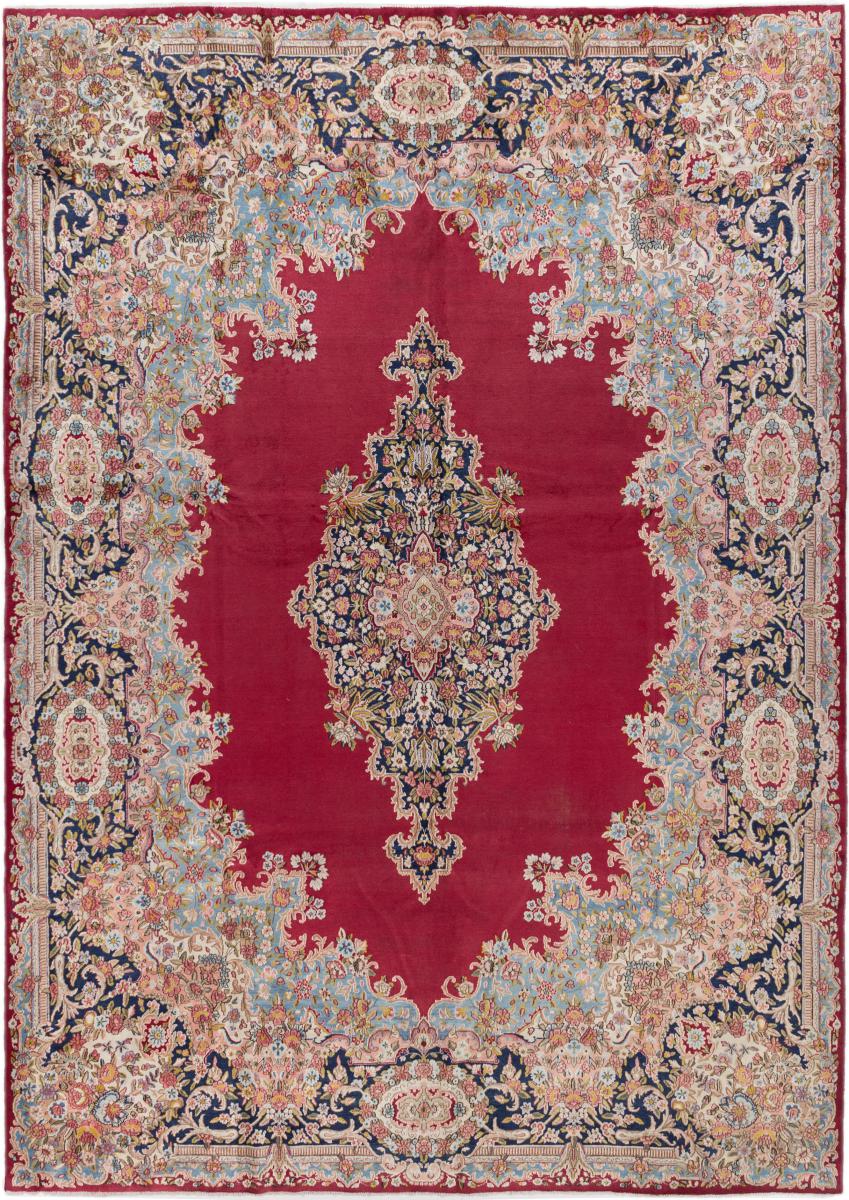 Tapis persan Kerman Ancien 436x300 436x300, Tapis persan Noué à la main