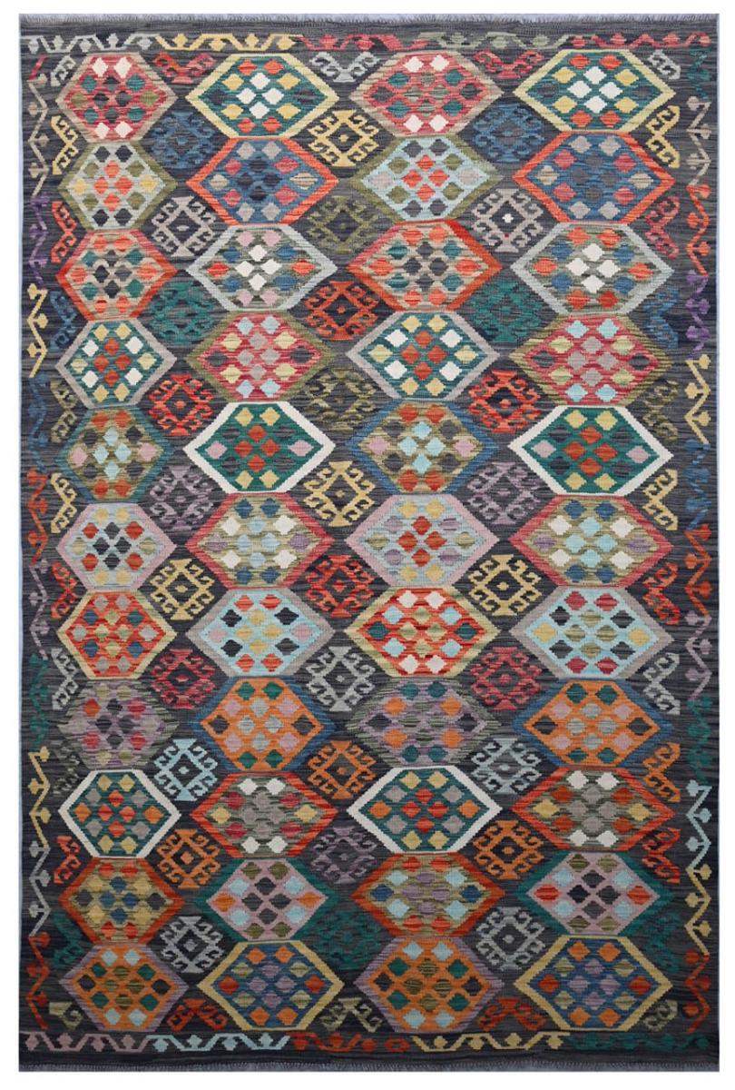Afghan rug Kilim Afghan 9'11"x6'6" 9'11"x6'6", Persian Rug Woven by hand