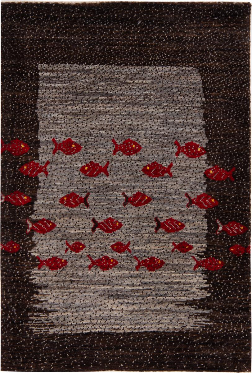 Tappeto persiano Persia Gabbeh Nomad 123x84 123x84, Tappeto persiano Annodato a mano