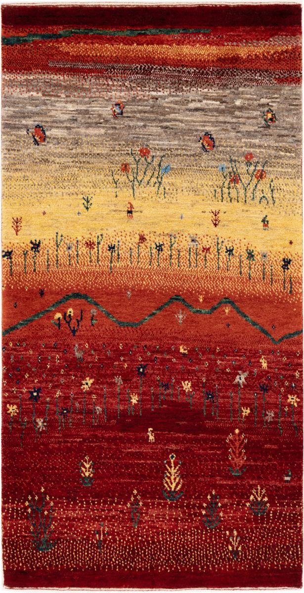 Persisk tæppe Persisk Gabbeh Loribaft Tabiibaft 145x76 145x76, Persisk tæppe Knyttet i hånden