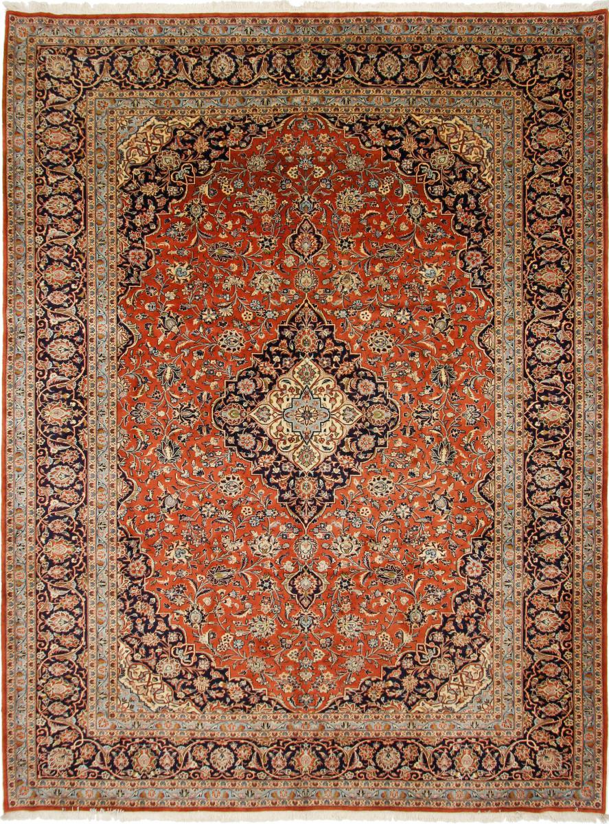 Perzsa szőnyeg Kashan Kork 12'11"x9'10" 12'11"x9'10", Perzsa szőnyeg Kézzel csomózva