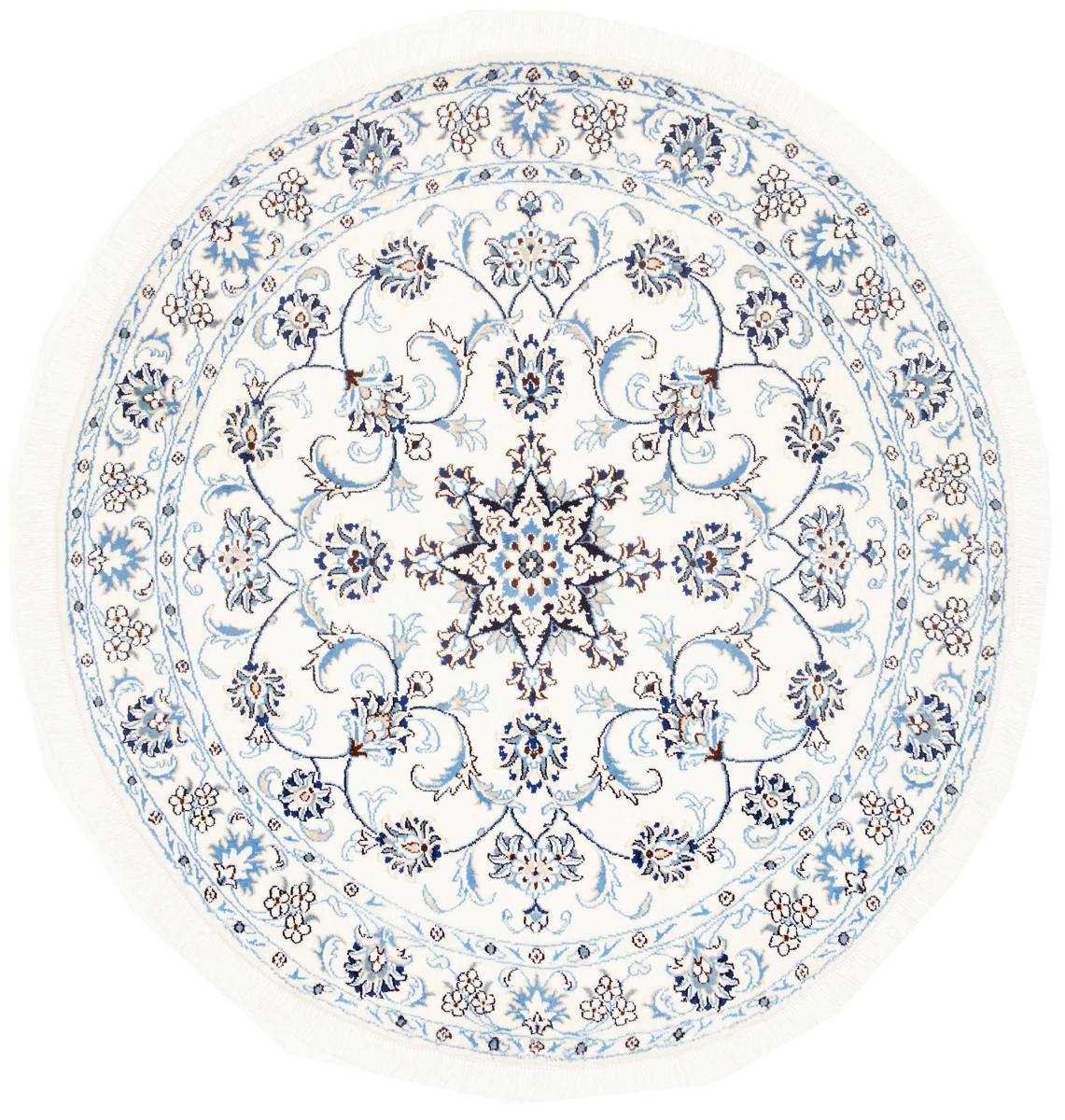 Alfombra persa Nain 151x144 151x144, Alfombra persa Anudado a mano