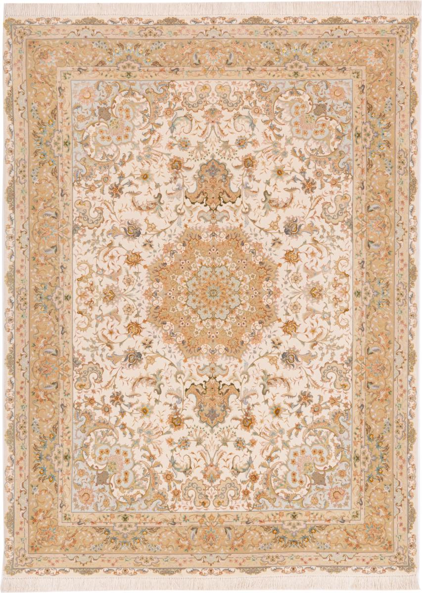 Alfombra persa Tabriz 60Raj Urdimbre de Seda 203x150 203x150, Alfombra persa Anudado a mano