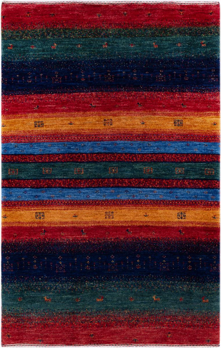 Tapis persan Persan Gabbeh Loribaft Essence 124x79 124x79, Tapis persan Noué à la main
