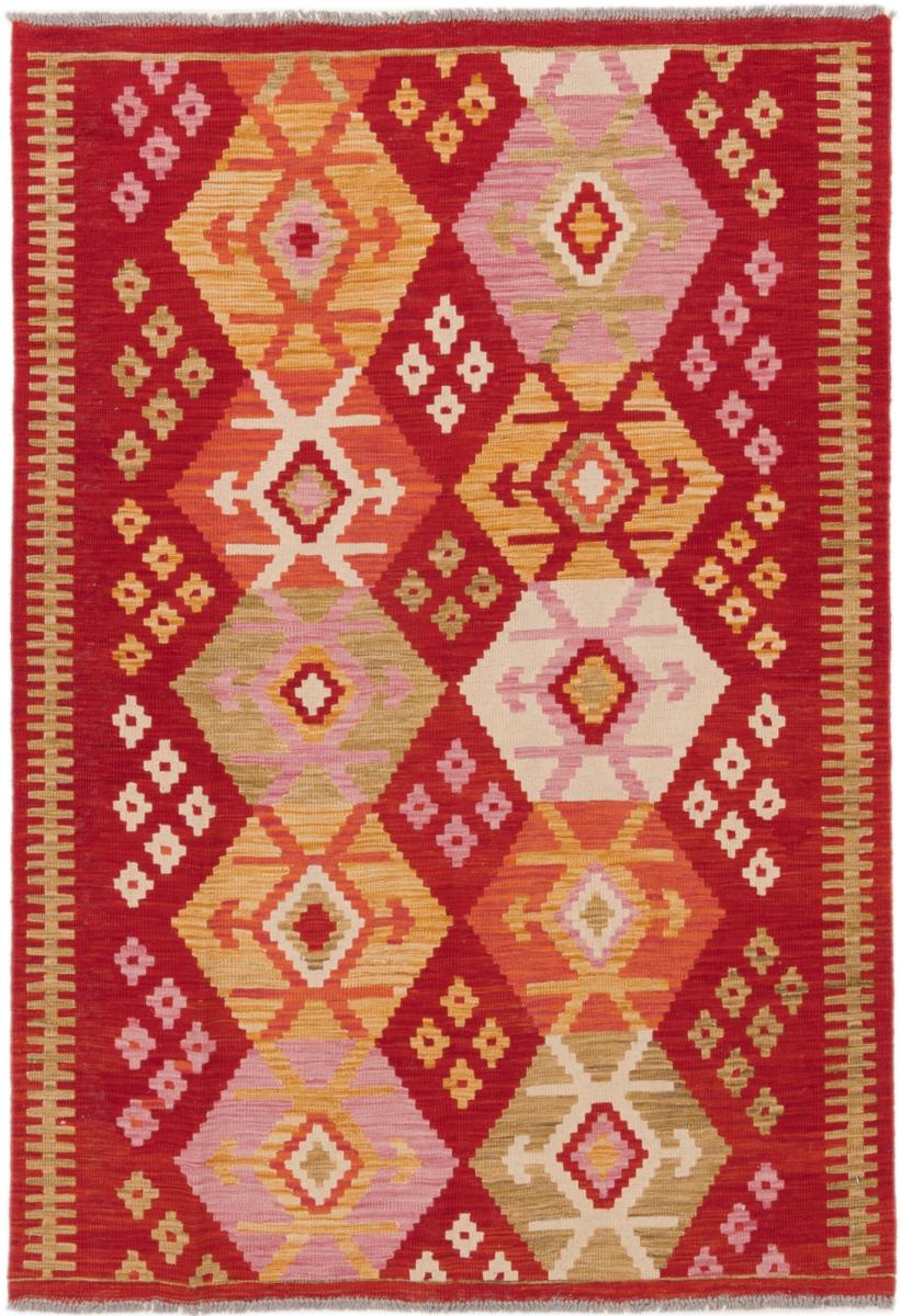 Tapete afegão Kilim Afegão 178x124 178x124, Tapete persa Tecido à mão