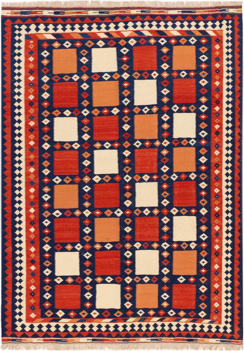 Tapis persan Kilim Fars Ghashghai 288x211 288x211, Tapis persan Tissé à la main