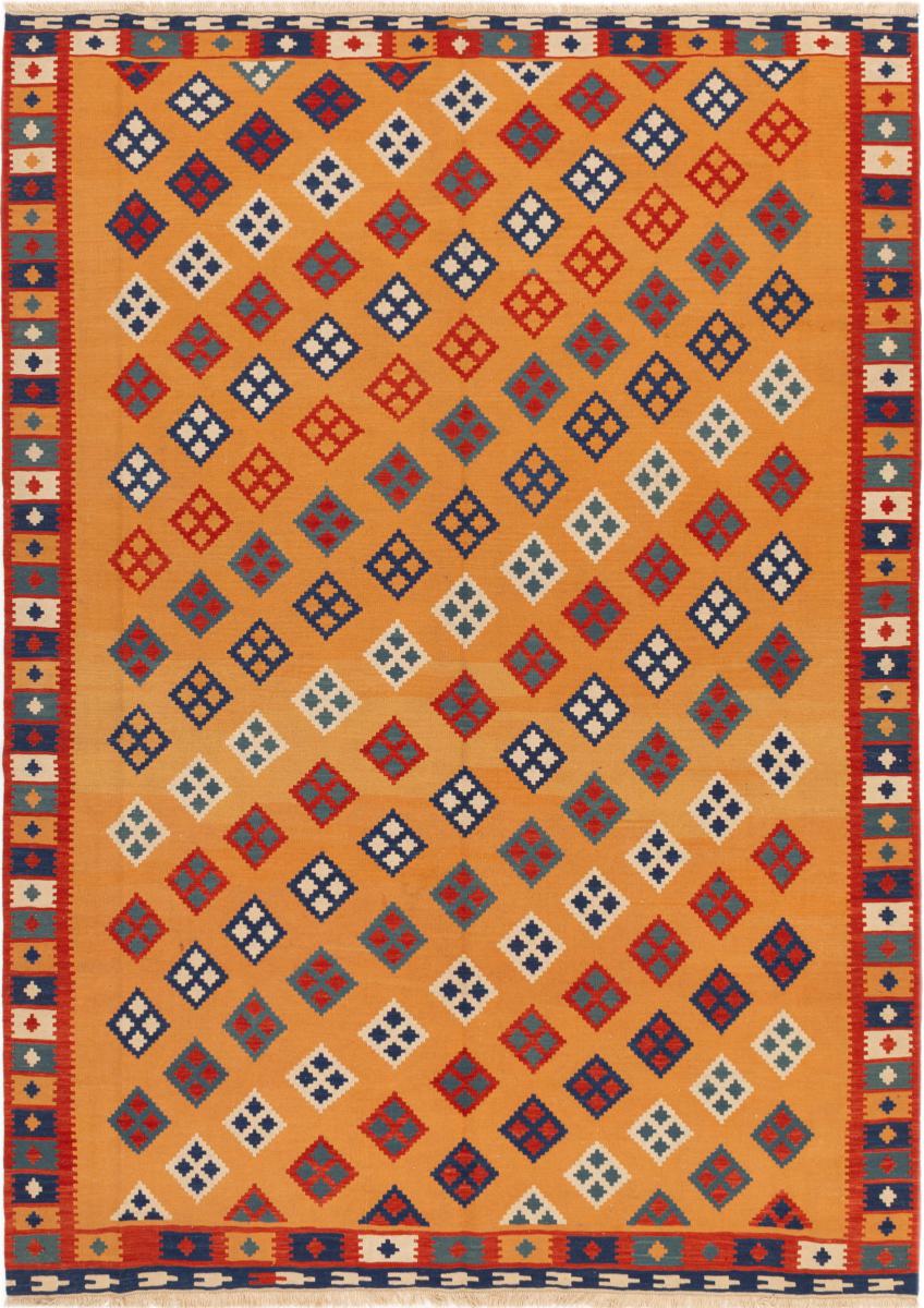 Persian Rug Kilim Fars Ghashghai 283x206 283x206, Persian Rug Woven by hand